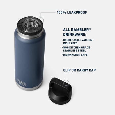 YETI Rambler close-up of Leakproof Chug Cap for fast accessible sipping