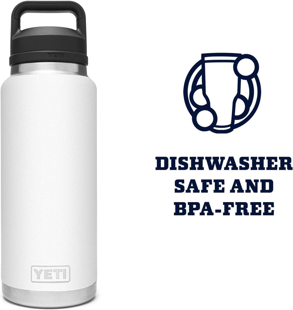 YETI Rambler in backpack side pocket showing travel-ready convenience