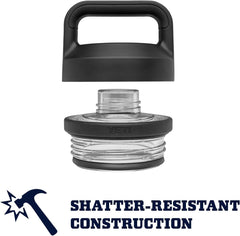 YETI Rambler stainless steel body texture showing durable, cleanable finish