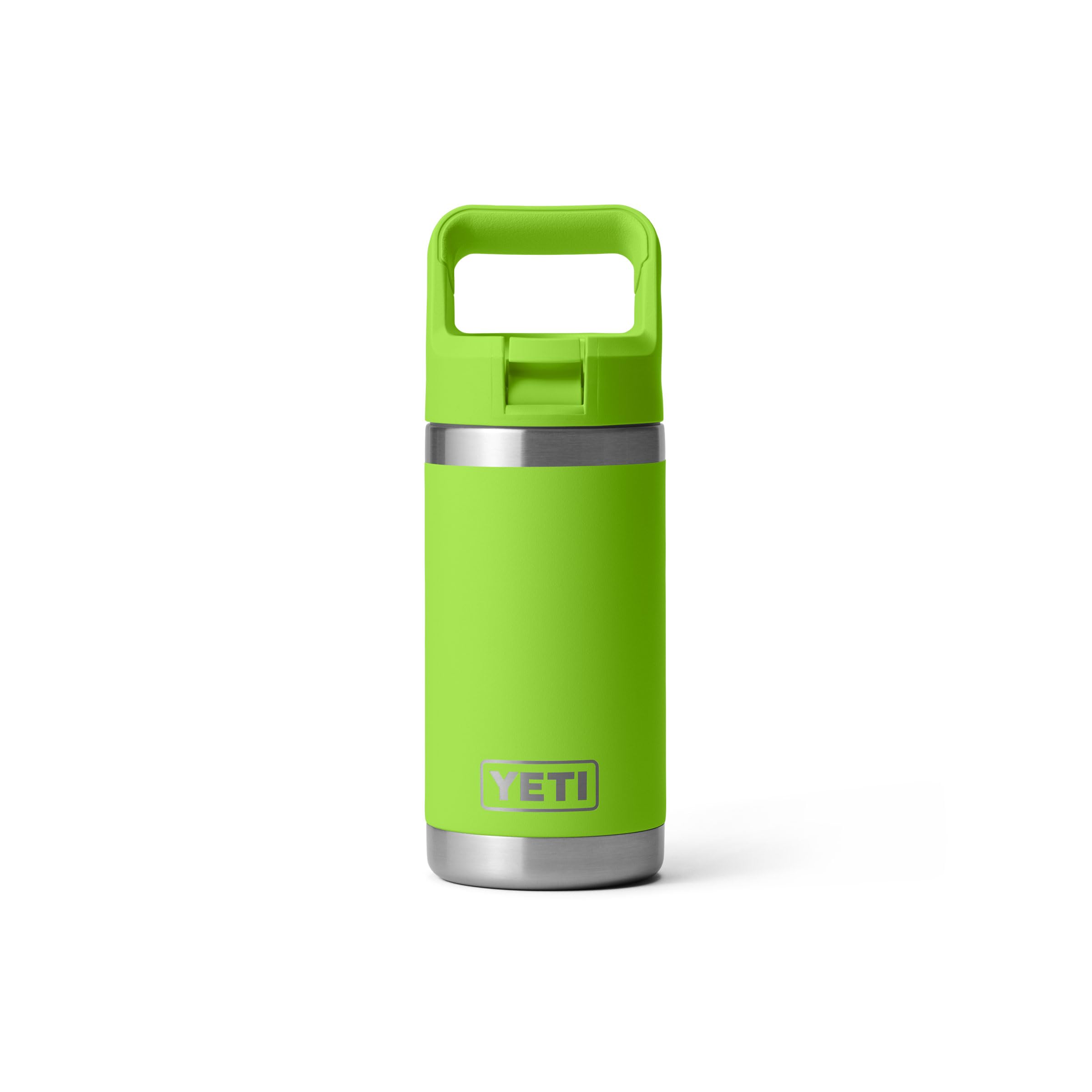 YETI Rambler Jr frontal mostrando diseño compacto y resistente