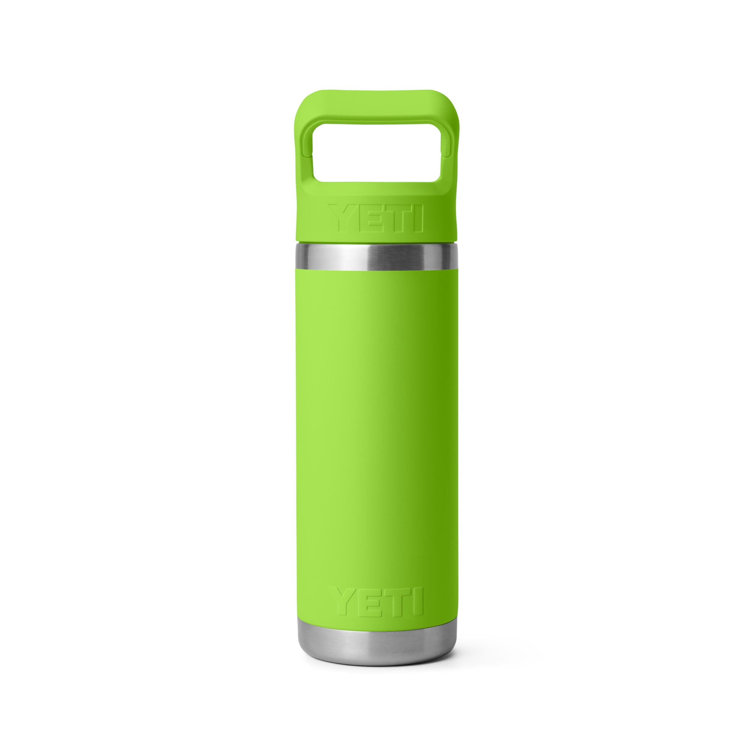 YETI Rambler sin sudor en la mano manteniendo manos y mochila secas
