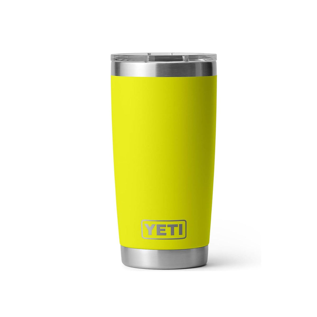 YETI Rambler vista frontal Firefly muestra durabilidad y diseño
