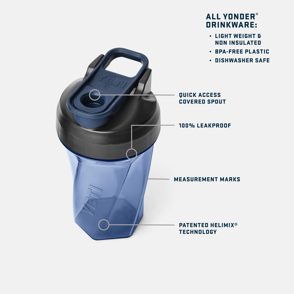 YETI Helimix covered spout detail protecting mouthpiece and preventing spills