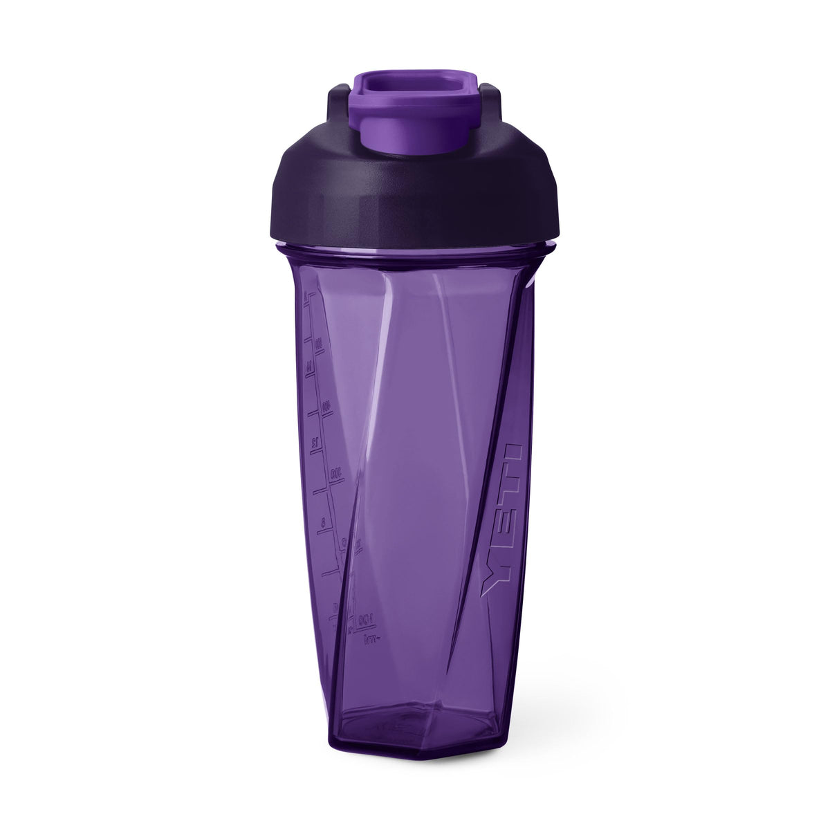 YETI vista frontal del shaker 27oz mostrando diseño y color Pace Purple