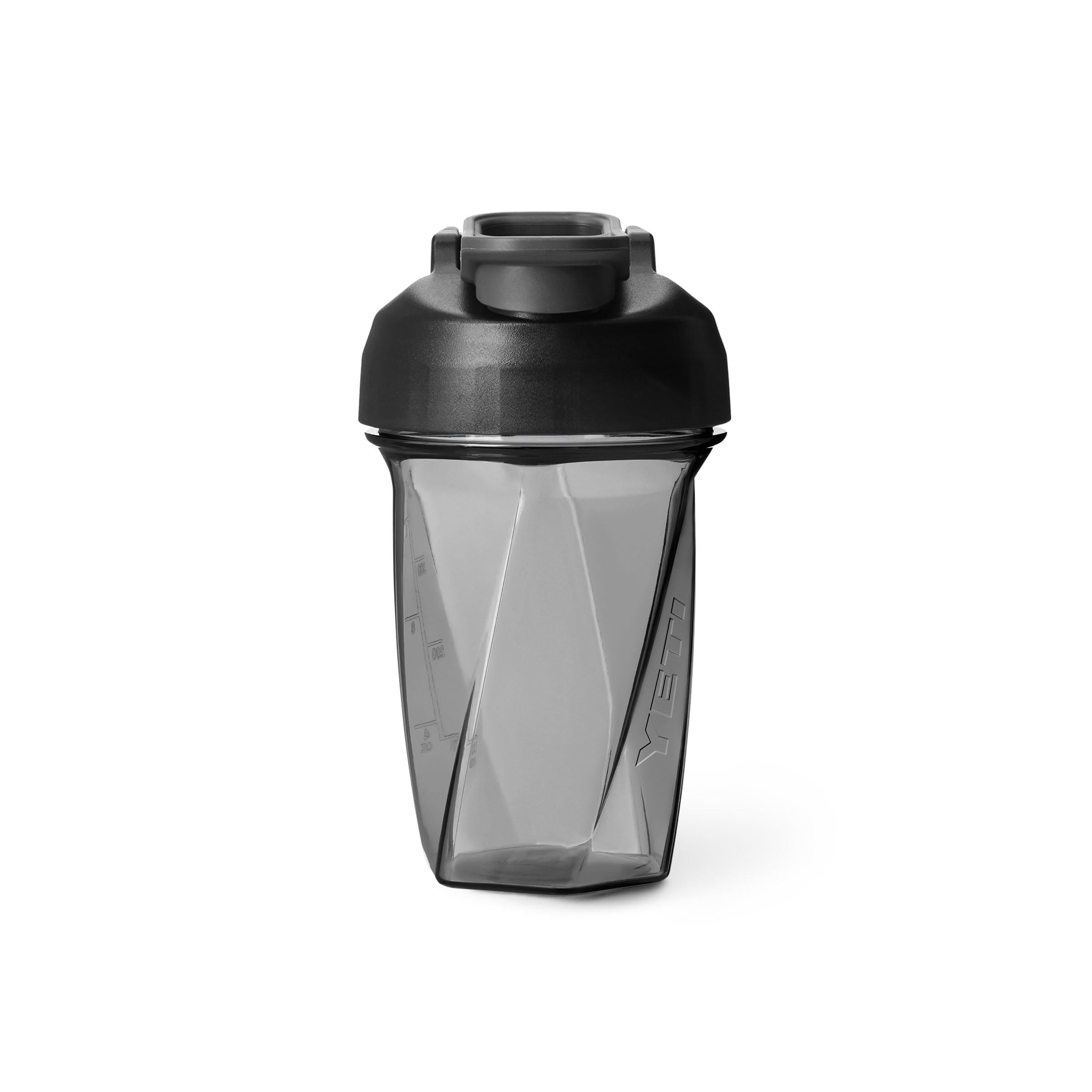 YETI Yonder Helimix front view showing charcoal finish and leakproof cap benefit
