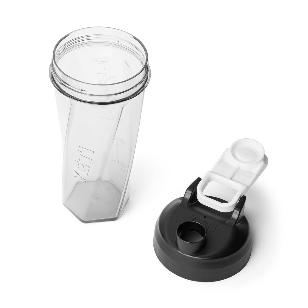 YETI comparación de escala mostrando 20 oz recomendado para mezcla óptima