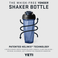 YETI Helimix interior close-up highlighting vortex walls for smoother mixing