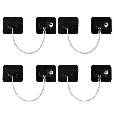 YEYA front packaging showing 4-pack locks and included keys for convenient safety