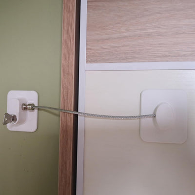 YEYA lock opened showing metal hasp detail and smooth release mechanism