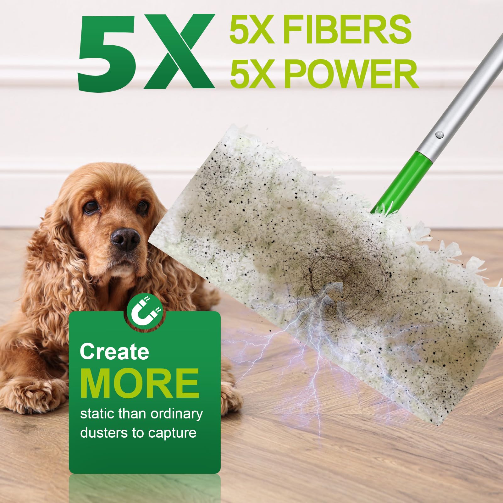 YHOVID primer plano de microfibra 3D mostrando filamentos y eficacia
