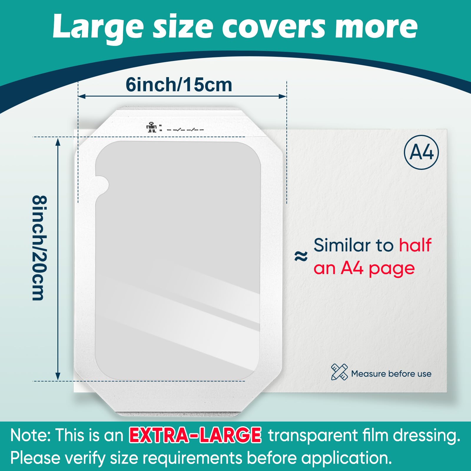YHOVID primer plano de la película transparente mostrando su textura y elasticidad beneficiosa
