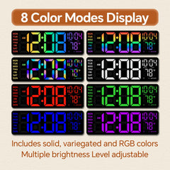 YISILE in bedroom ambient lighting demonstrates soft night modes for sleeping