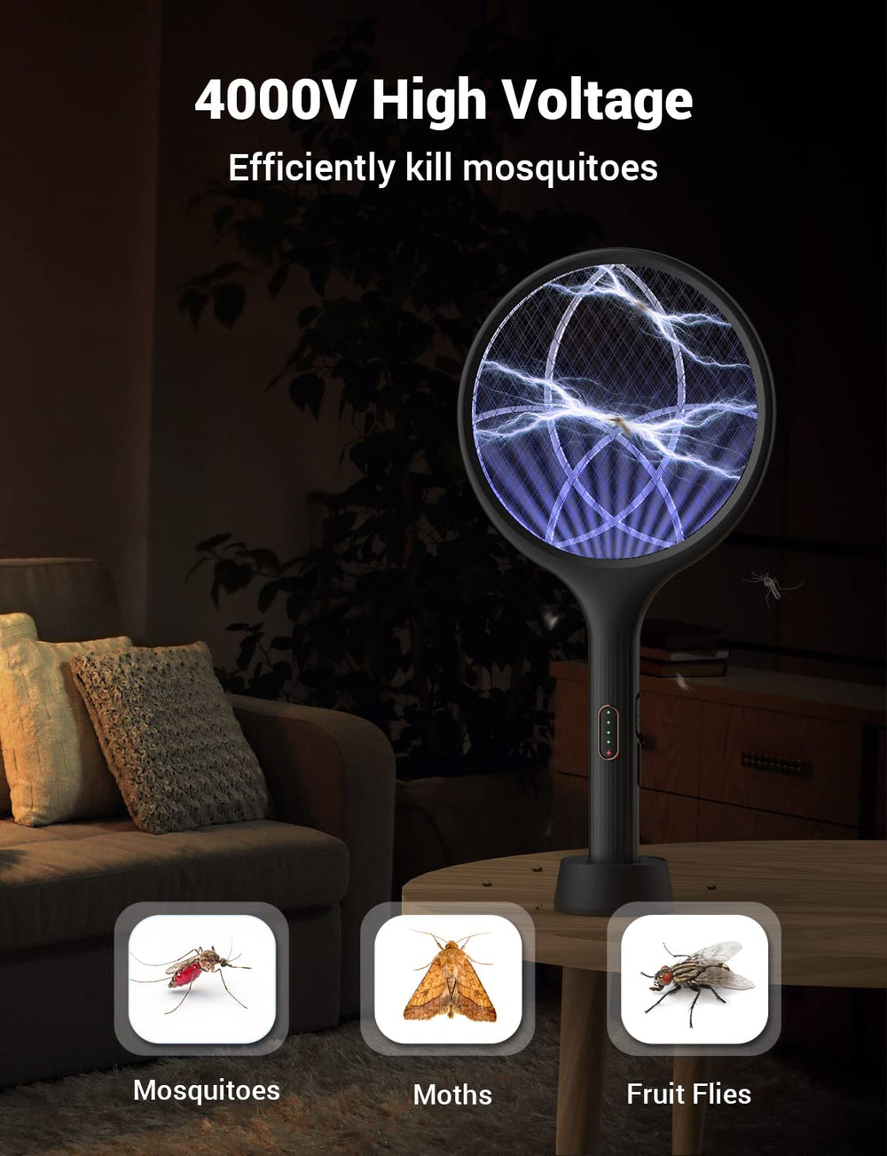 YISSVIC primer plano de la rejilla eléctrica para eliminación efectiva de insectos