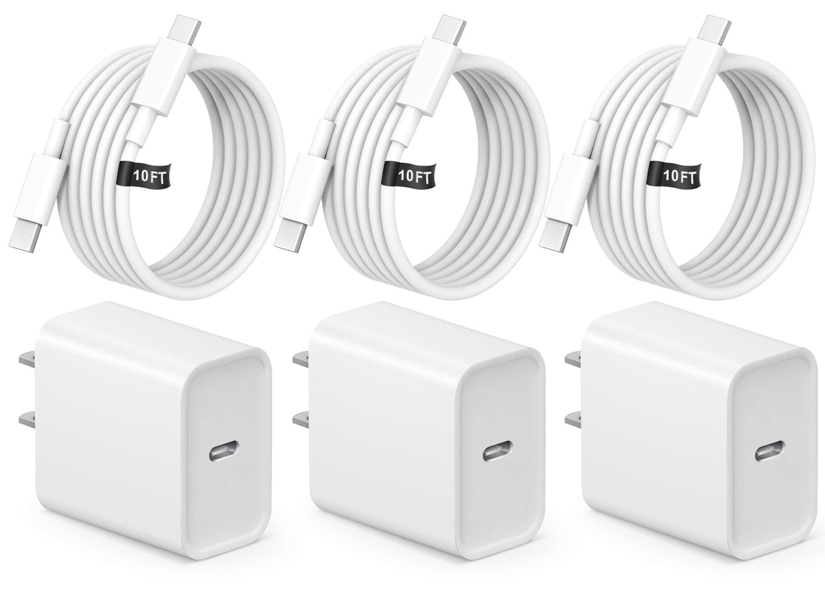 YIWEIHAPPY adaptador frontal con cable 10 FT para carga rápida segura