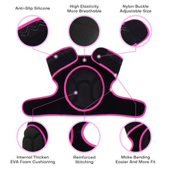 YKTSUJ detalle del velcro doble para ajuste seguro y personalizado