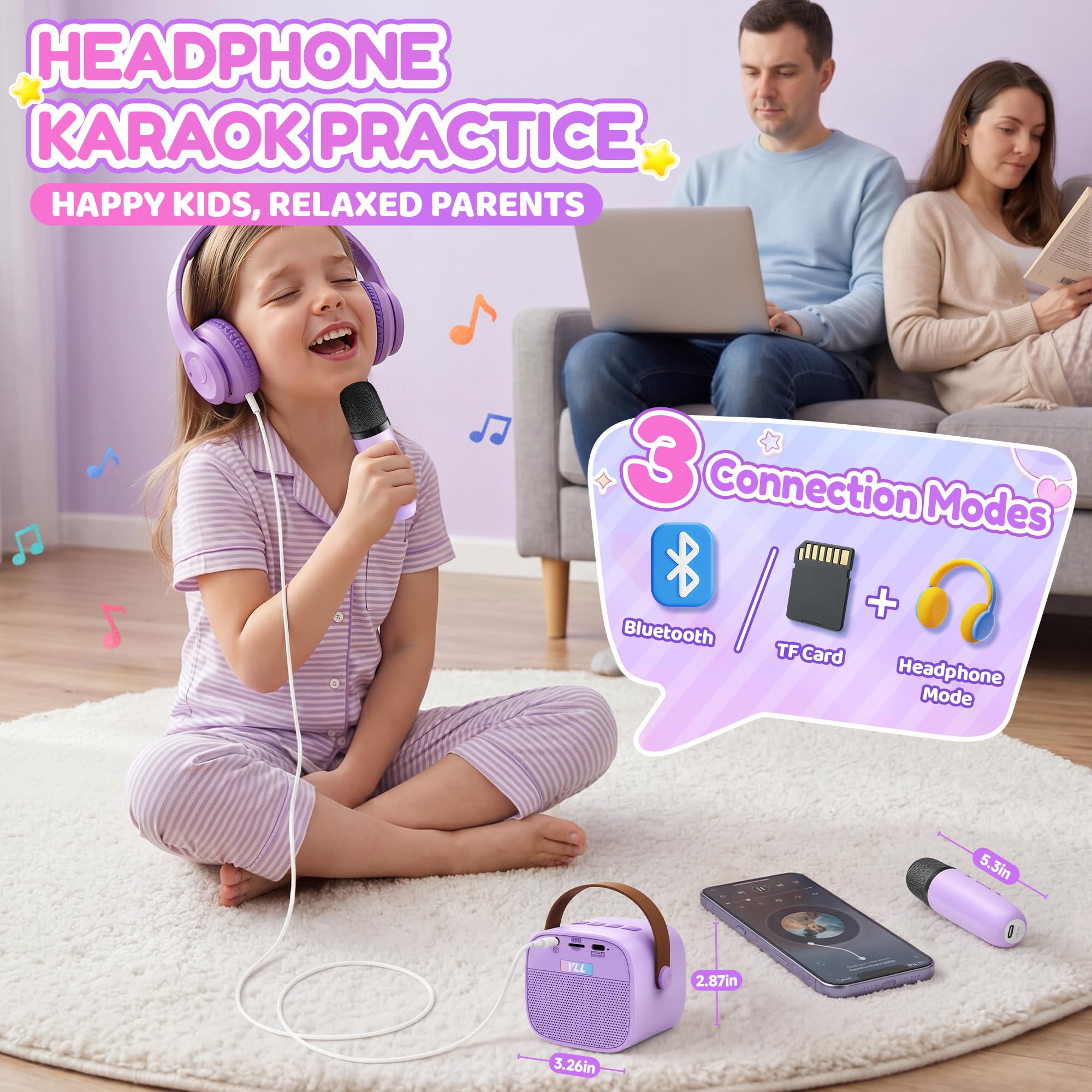 YLL entrada TF y salida de auriculares para prácticas privadas