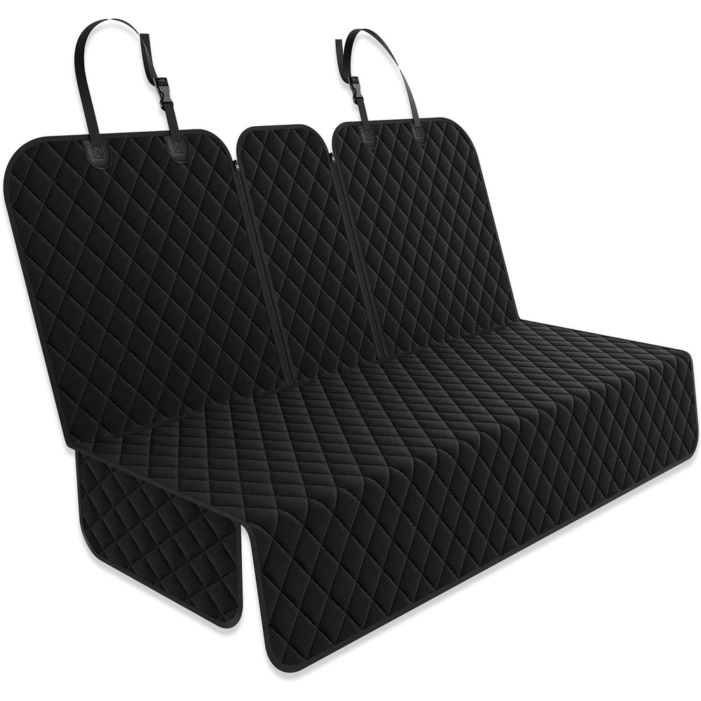 Yonktoo vista frontal de la funda cubriendo asiento trasero, protección total