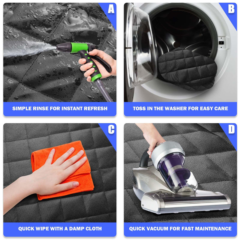 Yonktoo funda doblada lista para lavado, almacenamiento y limpieza fácil