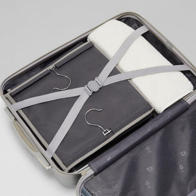 YOUDENOVA installed in closet maximizing vertical space and improving outfit organization