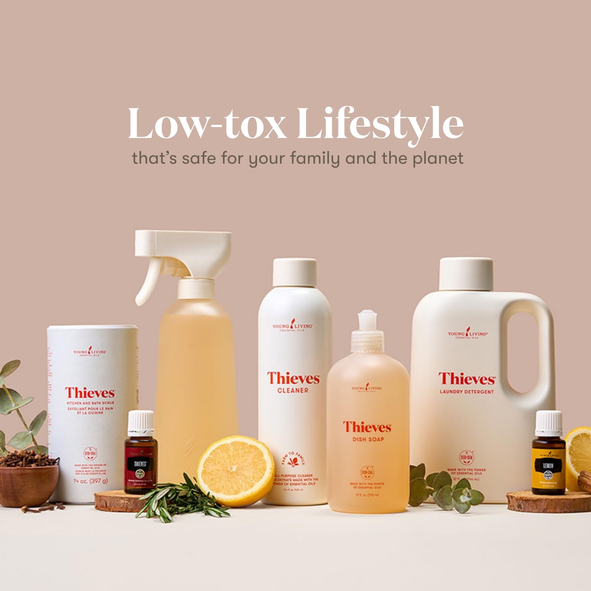 Young Living detalle del tapón dosificador de Thieves para dosificación precisa