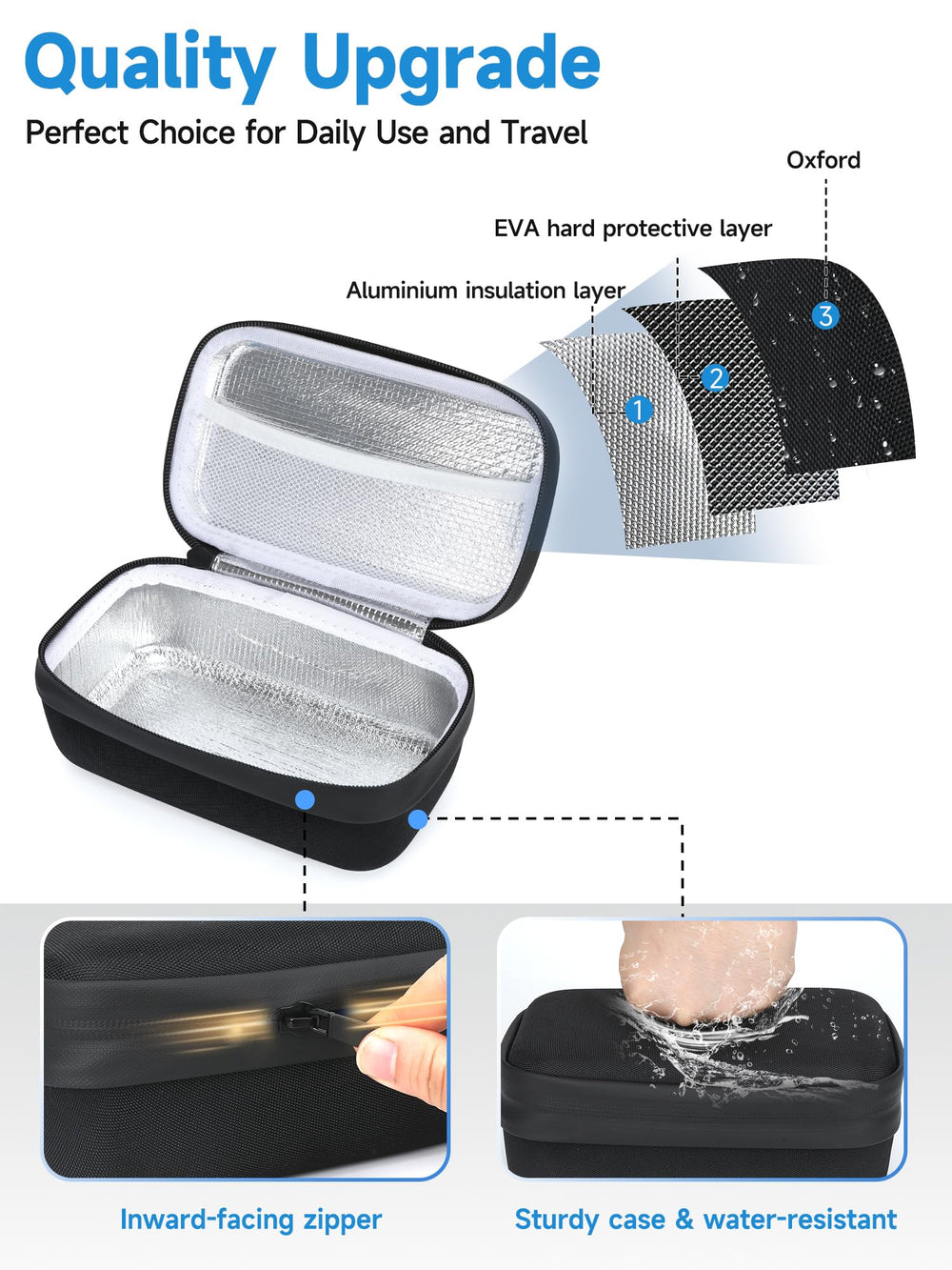 YOUSHARES exterior impermeable y rígido, protege contra humedad