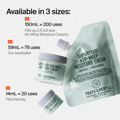 Youth To The People moisturizer under foundation showing makeup-priming hydration benefit