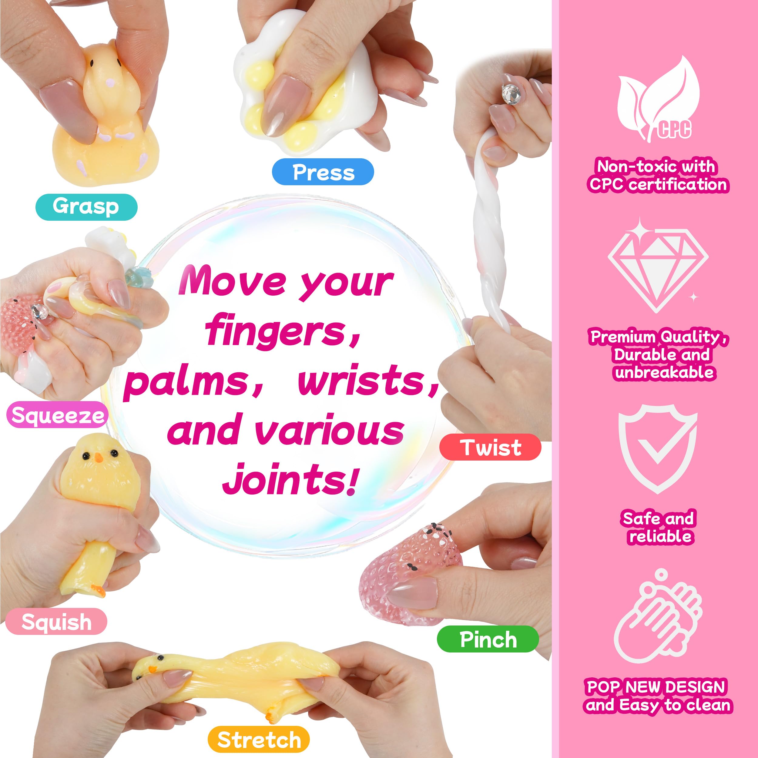 YRSDQueenA hojas de pegatinas y accesorios desmontables para personalizar juguetes