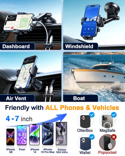 YRU silicone cable manager organizing chargers for tidy dashboard