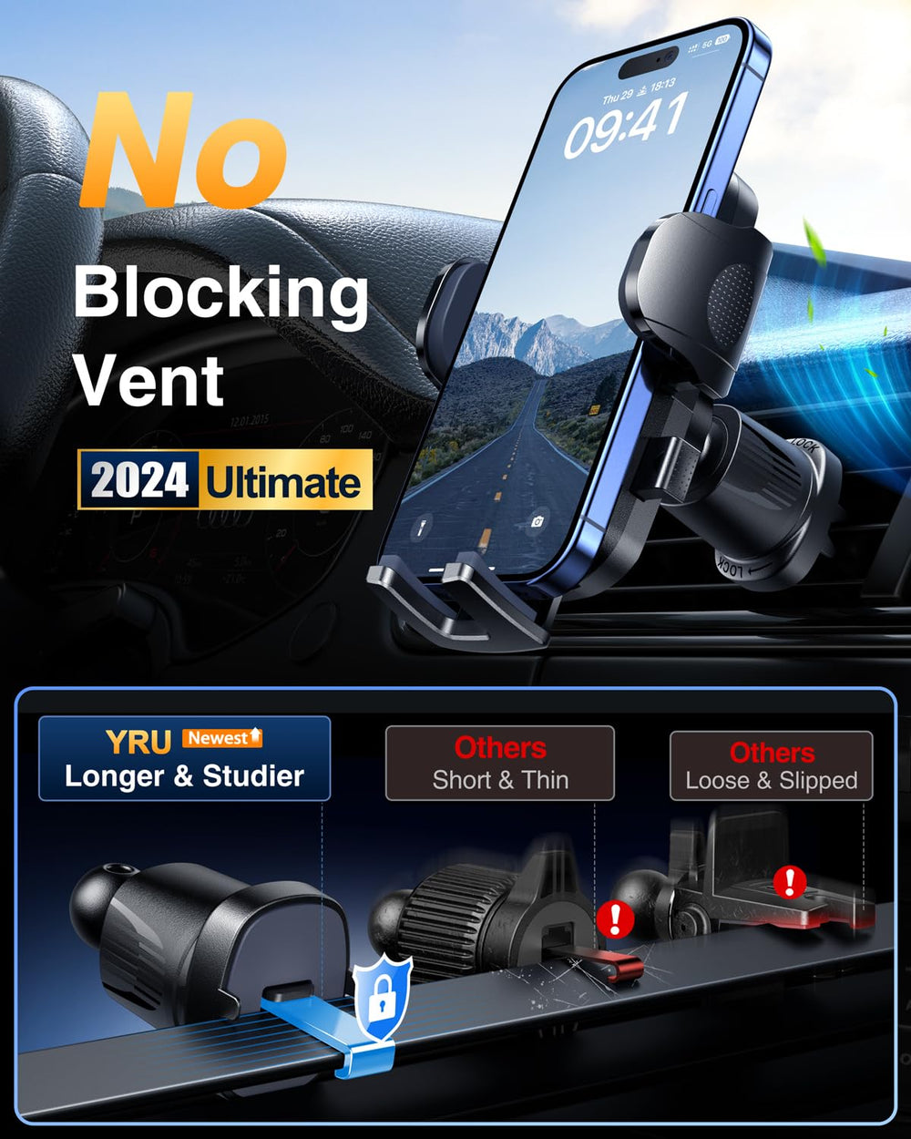 YRU temperature test labels indicating wide-range durability benefits