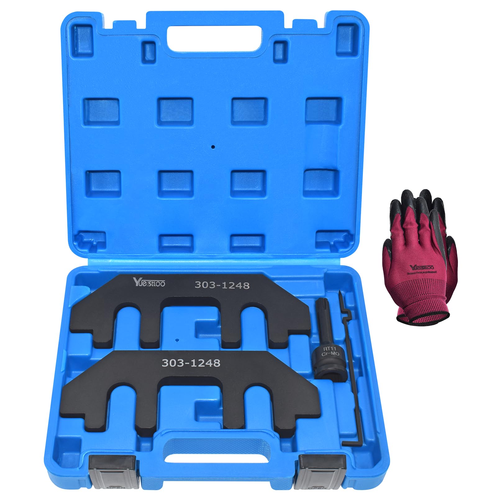 Yuesstloo estuche cerrado compacto para transporte y almacenamiento seguro