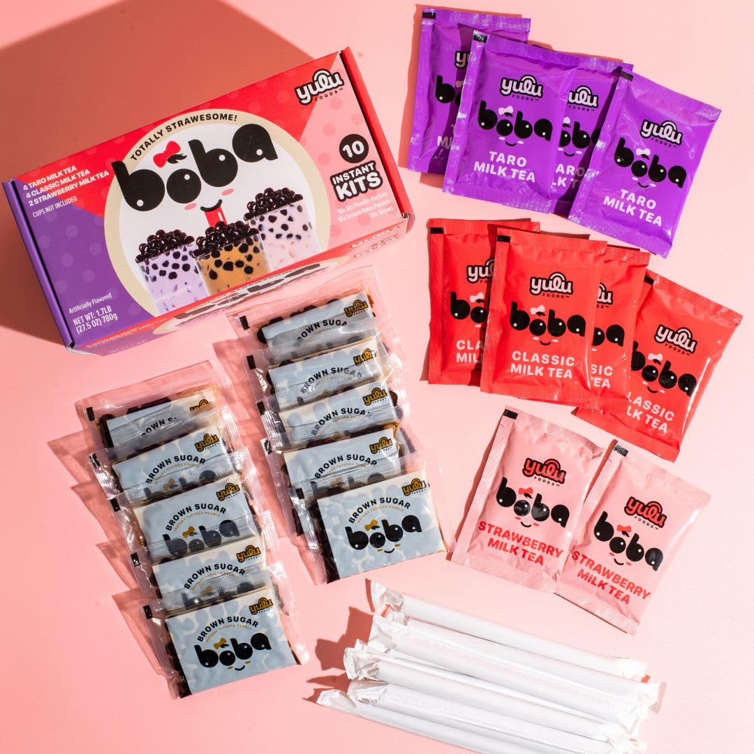 YULU FOODS pajillas anchas de papel incluidas, ideales para perlas
