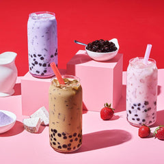 YULU FOODS sobres de milk tea dispuestos para preparar variedad rápida