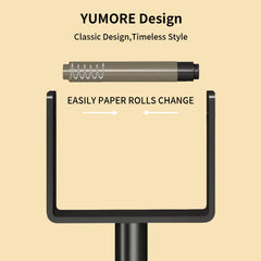 YUMORE resorte desmontable para cambio fácil de rollos