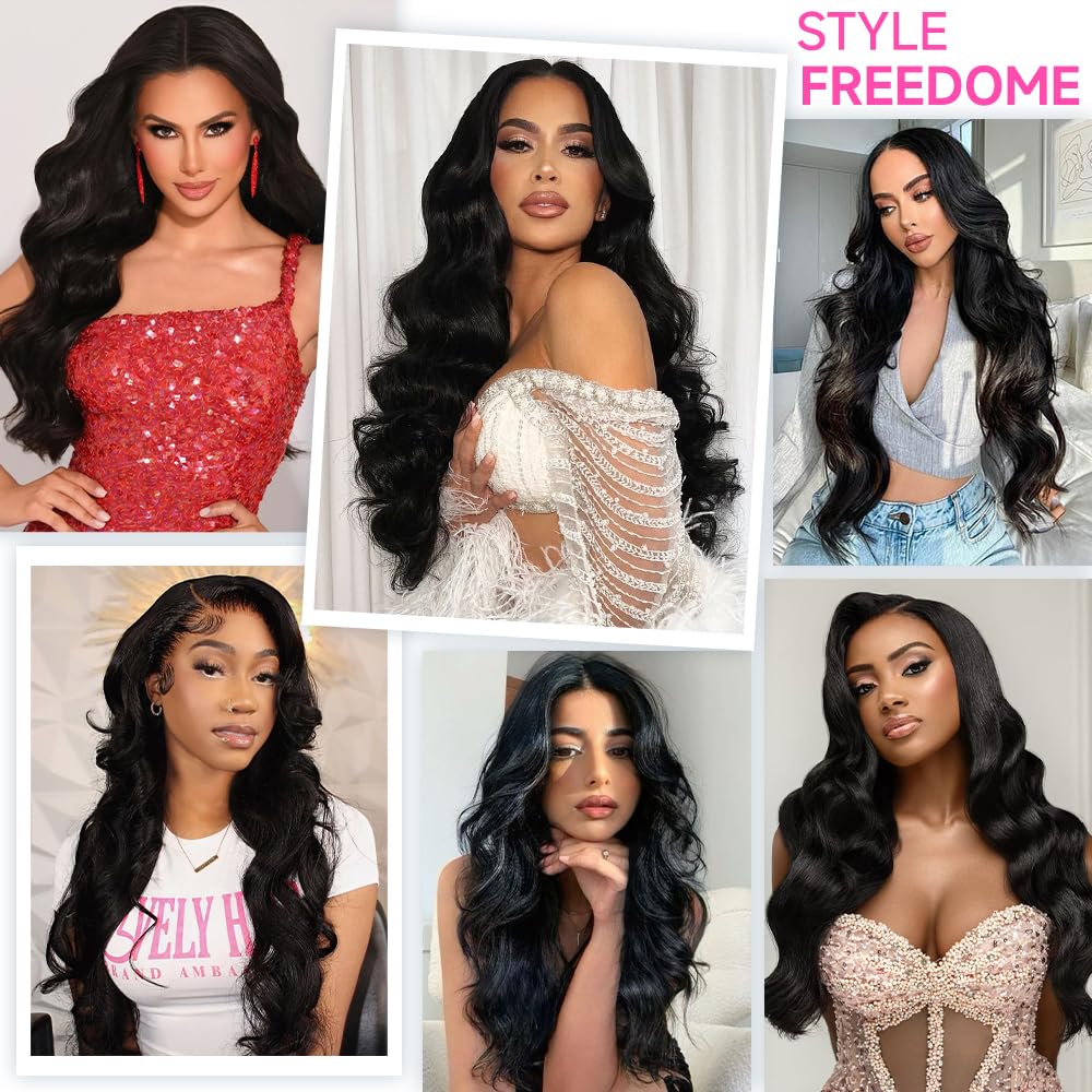 YUNXING detalle de baby hair alrededor de la frente para realismo