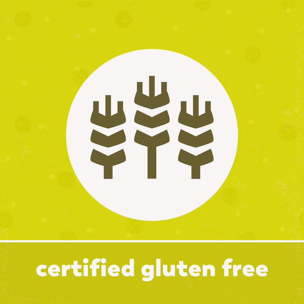Yupik bag label close-up showing kosher and gluten-free benefits
