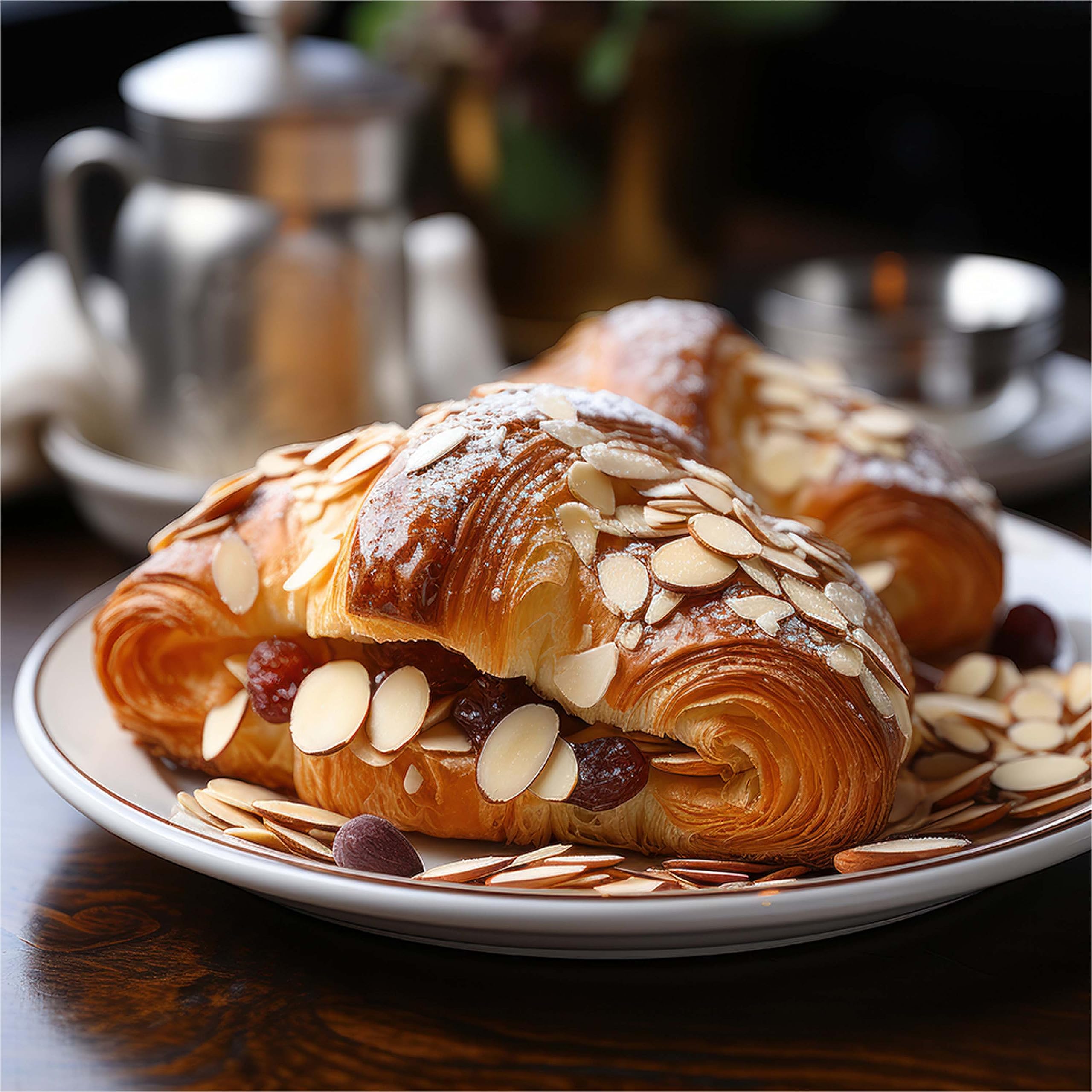 Yupik almond slice skin detail showing natural appearance and visual contrast