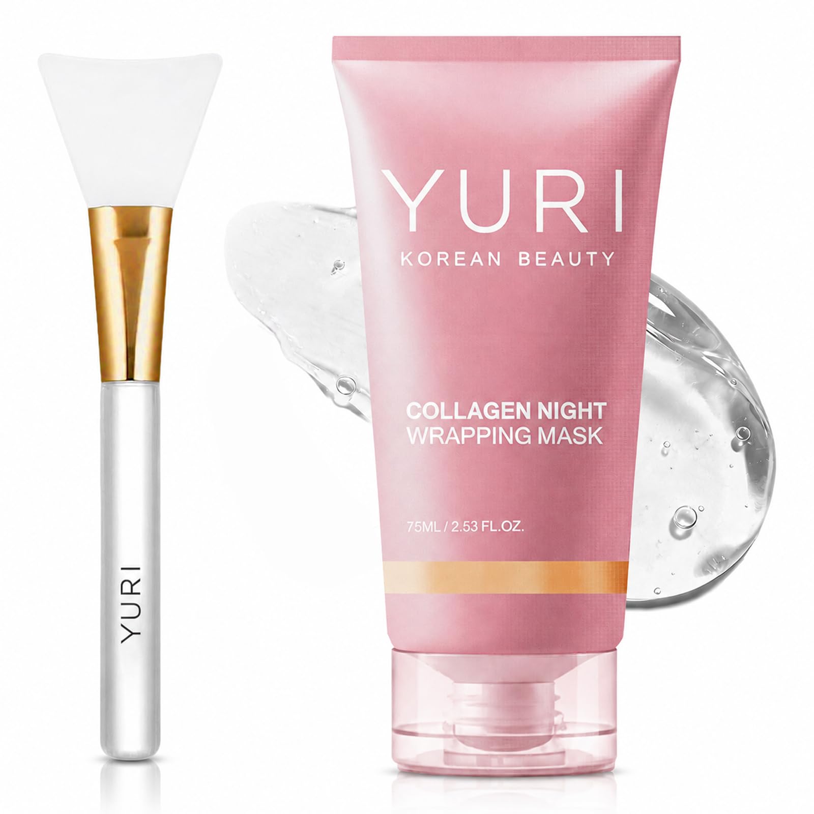 YURI BEAUTY frasco frontal que muestra tamaño y diseño, mejora visual
