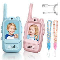 YUSSBCU frontal del pack mostrando ambos walkie talkies, ideal para regalo