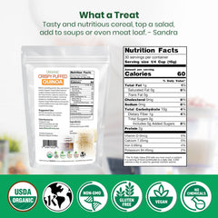 Z Natural Foods primer plano de la textura crujiente para apreciar el inflado