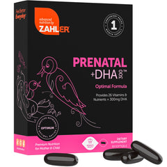 Zahler softgel en primer plano, textura suave y fácil de tragar