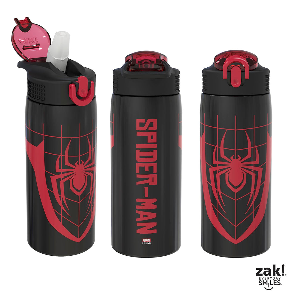 Zak Designs imagen lifestyle con arte Miles Morales que motiva a beber más agua