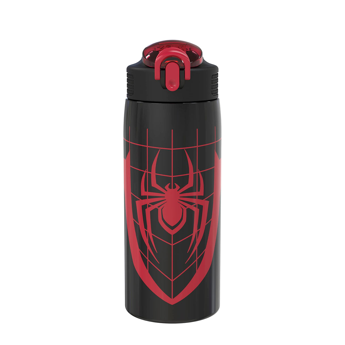 Zak Designs vista frontal del envase Spider-Man con diseño atractivo y resistente