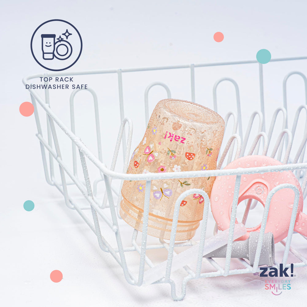 Zak Designs asas integradas en el lateral, agarre seguro para niños