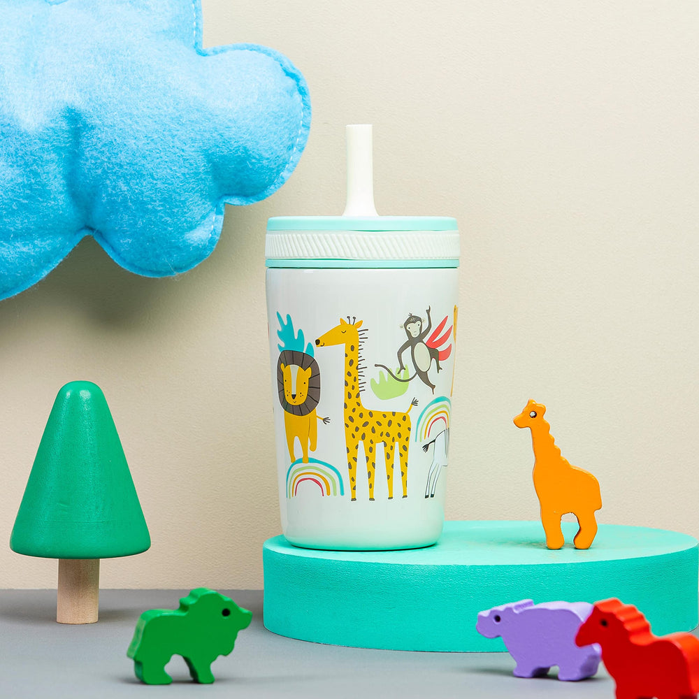 Zak Designs ilustración del estampado Safari que hace divertido beber