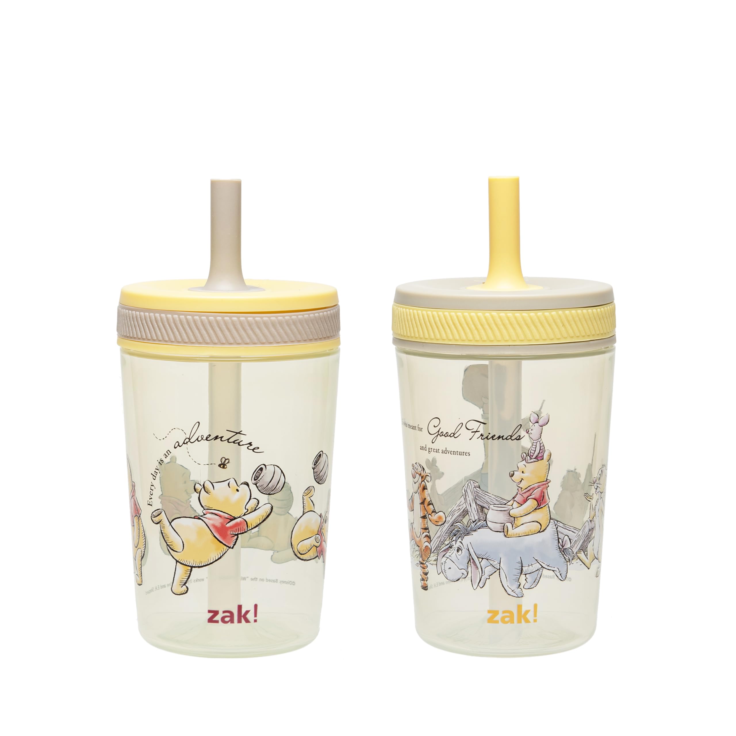 Zak Designs vaso frontal con Winnie the Pooh, diseño atractivo para motivar hidratación