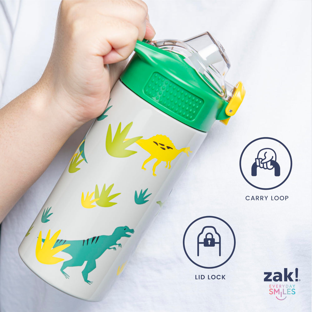 Zak Designs botella guardada en mochila, ideal para escuela y excursiones