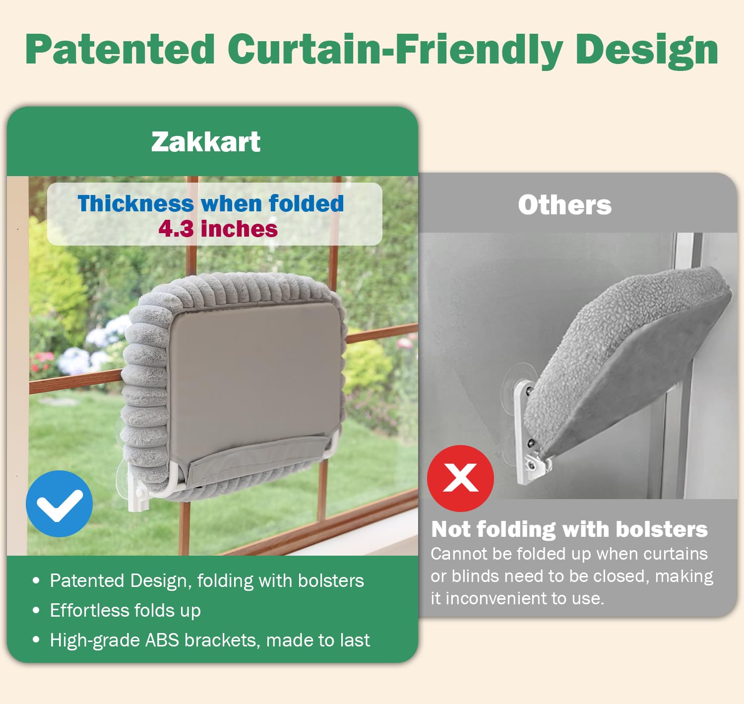 Zakkart SnugCloud primer plano de la textura del cojín, suave y acogedora