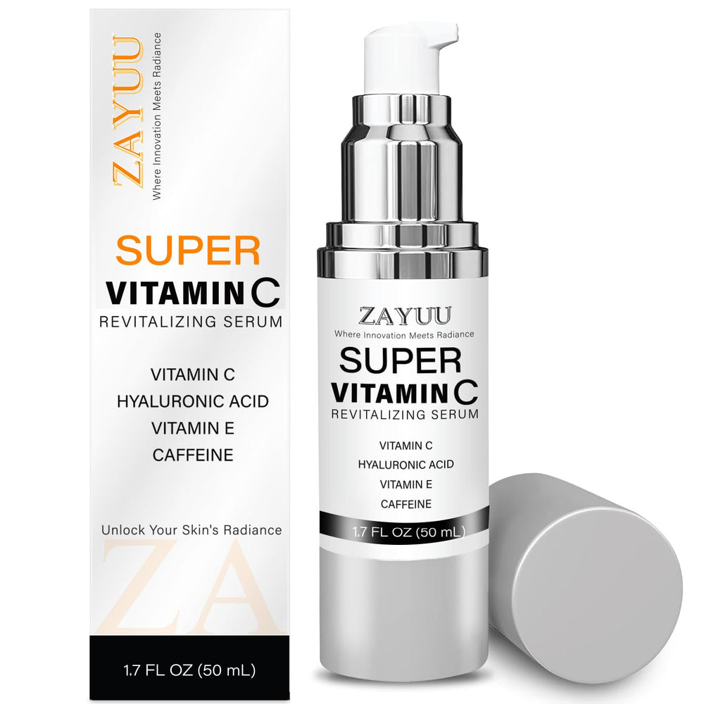 ZAYUU serum frontal mostrando envase y beneficio luminosidad