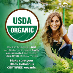 Zazzee primer plano de cápsulas veganas destacando potencia concentrada