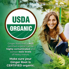 Zazzee detalle de cápsula vegana resaltando pureza y conveniencia